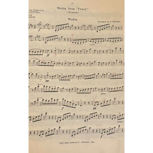 Mittell's Violin Classics Original Pieces & Arrangements Piano Sheet Music READ - Picture 4 of 8